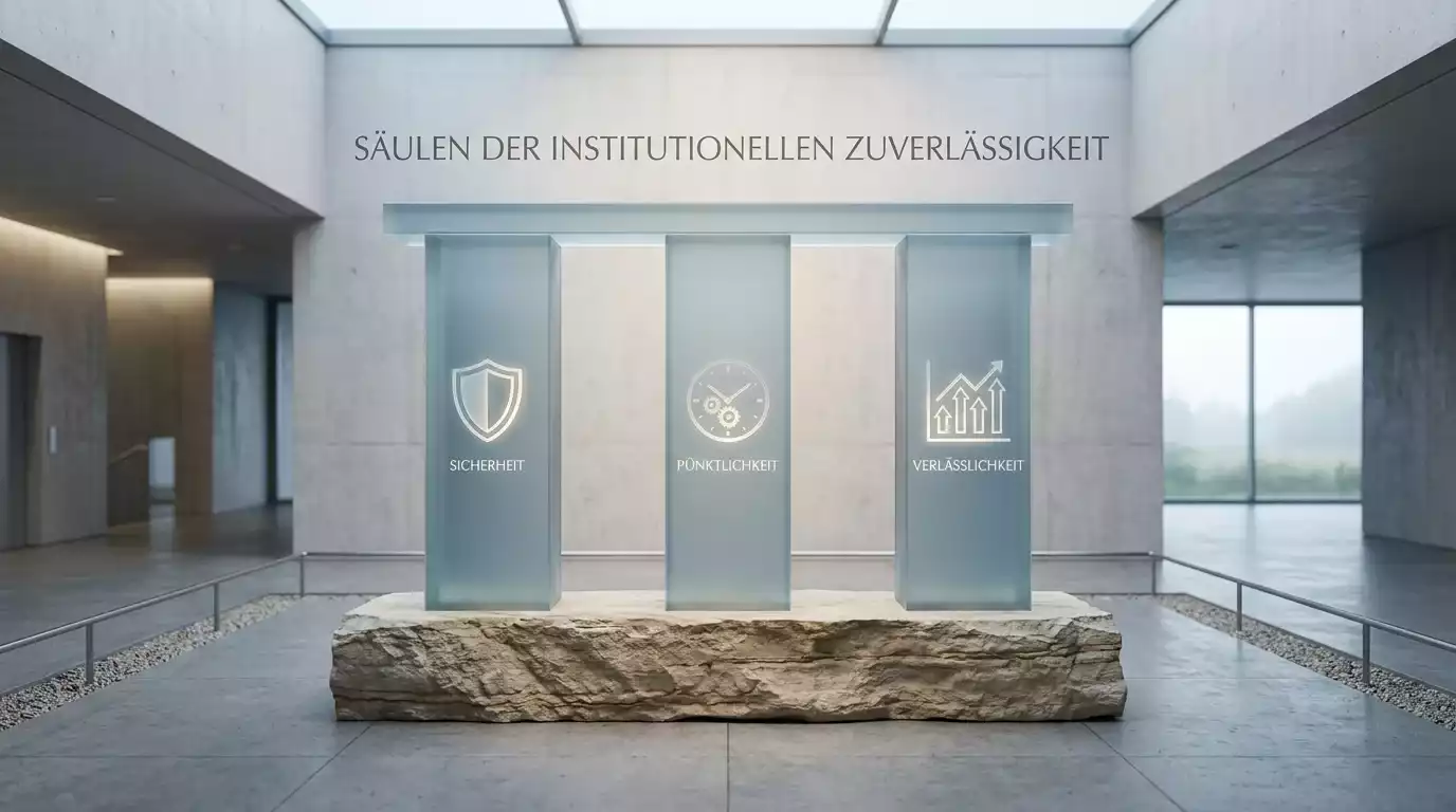 Symbolische Darstellung der drei Schutzsäulen des Glücksspielstaatsvertrags 2021 mit OASIS, LUGAS und Markers of Harm
