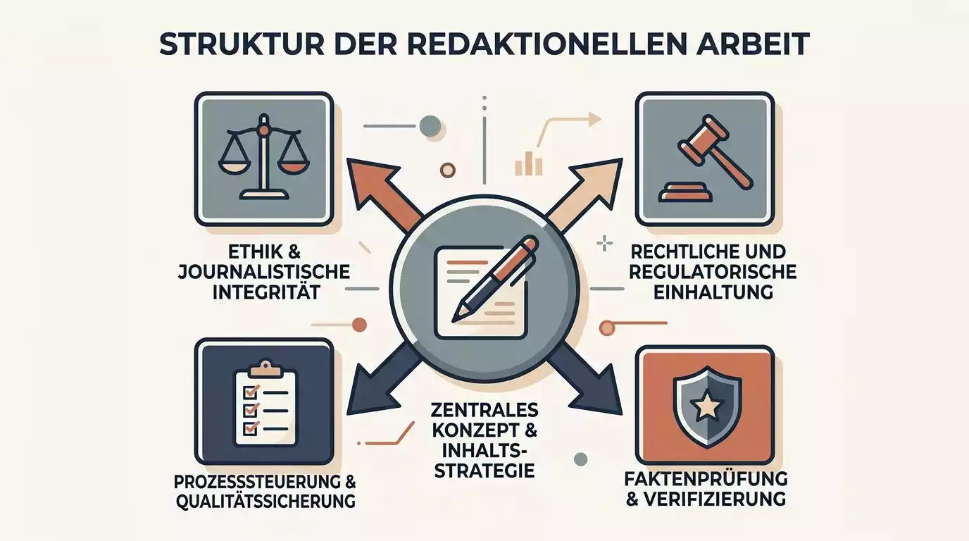 Übersichtsdiagramm mit Pfeilen zu den vier Vertiefungsthemen GlüStV Rechtsprechung Strafbarkeit und Anbieter